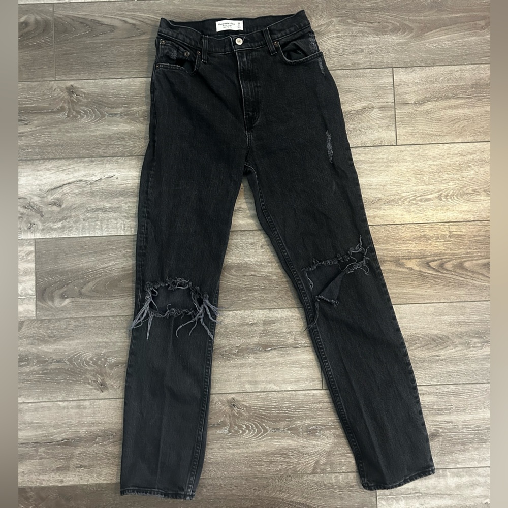 Abercrombie & Fitch Black 90’s Straight Jeans